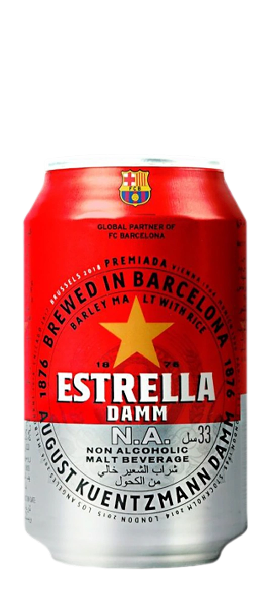 Estrella Damm N.A Malt Beverage 0,33