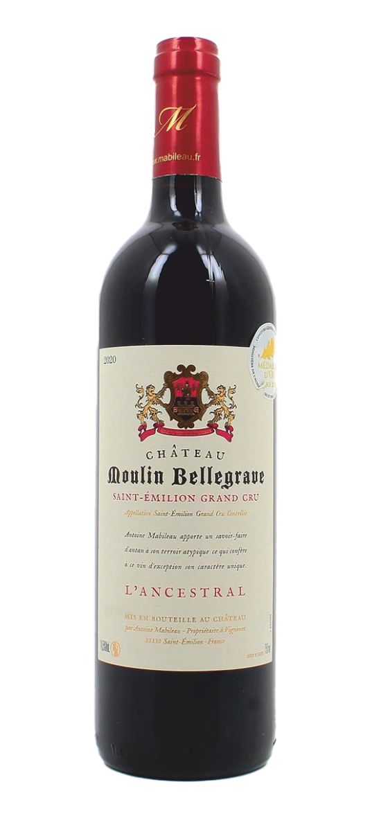 CHATEAU MOULIN BELLEGRAVE L’ANCESTRAL SAINT EMILION GRAND CRU 2022